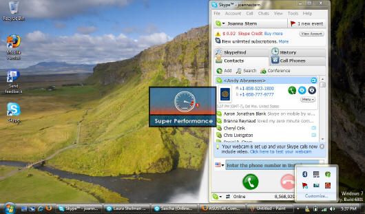 Windows 7与EeePC的第一次亲密接触